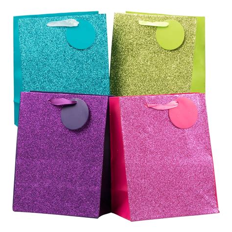 glitter gift bags